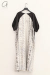 MUTEDANCE Patchwork Dress MD22SS85 Black Off-White